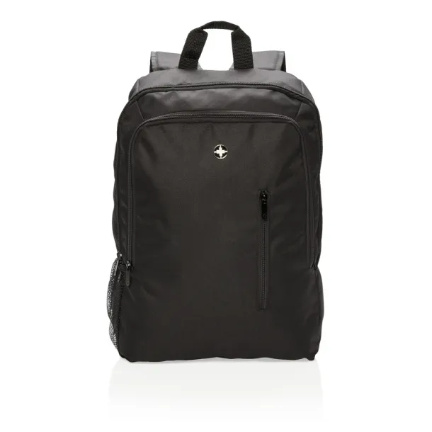  Swiss Peak poslovni ruksak za laptop, 17" - Swiss Peak Crna