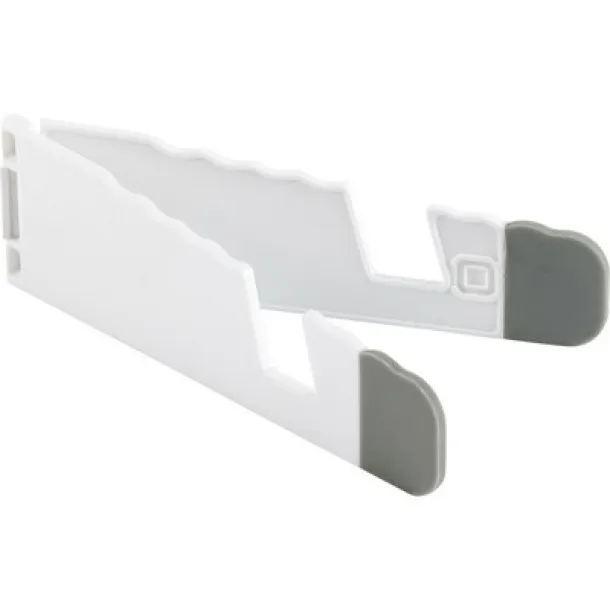  Foldable mobile phone stand also for tablets white