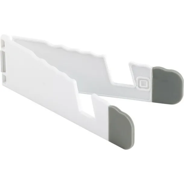  Foldable mobile phone stand also for tablets white