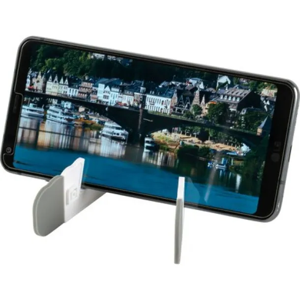  Foldable mobile phone stand also for tablets white