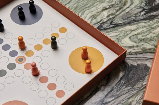  VINGA Ludo coffee table game - Vinga brown 