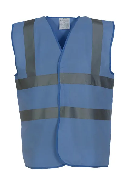  Fluo 2 Band+Brace Waistcoat - Yoko Sky blue