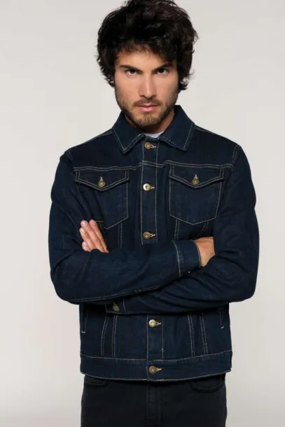  MEN'S UNLINED DENIM JACKET - Kariban Blue Rinse