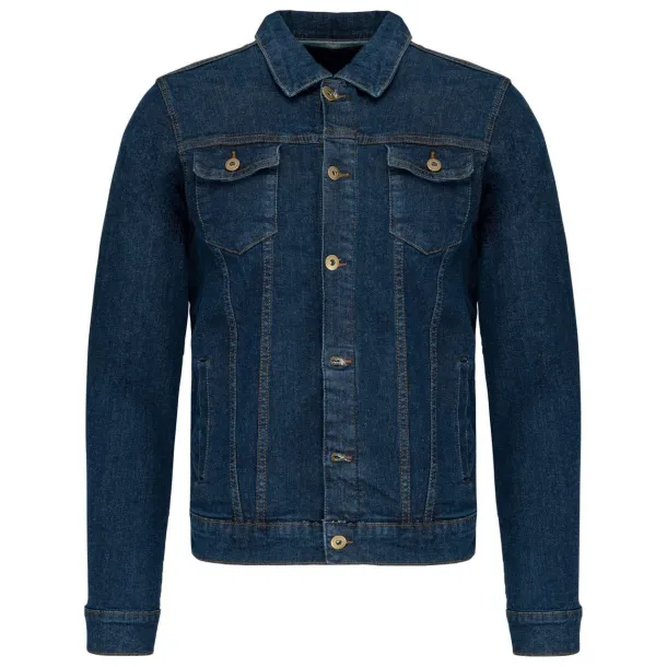  MEN'S UNLINED DENIM JACKET - Kariban Blue Rinse