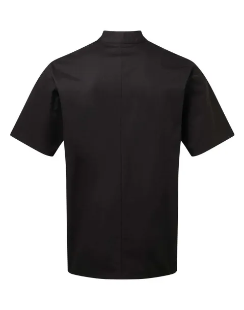  'ESSENTIAL' SHORT SLEEVE CHEF'S JACKET - Premier Black