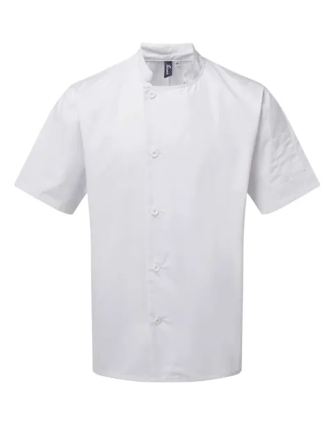  'ESSENTIAL' SHORT SLEEVE CHEF'S JACKET - Premier White