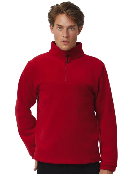  Muška flis majica s 1/4 patentnim zatvaračem, 300 g/m² - B&C Outerwear