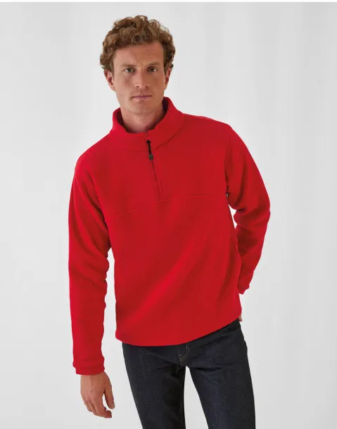  Muška flis majica s 1/4 patentnim zatvaračem, 300 g/m² - B&C Outerwear