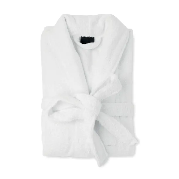 ONZAI LARGE Bade-mantil od organskog pamuka XL/XXL Bijela