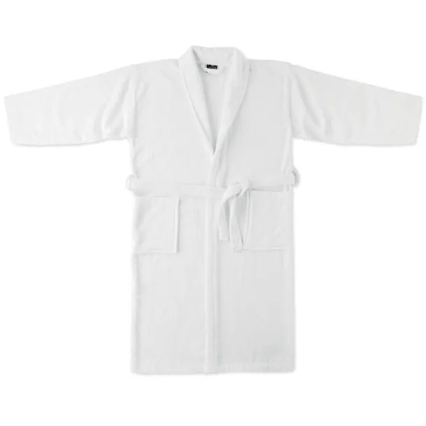 ONZAI LARGE Bathrobe organic cotton XL/XXL White