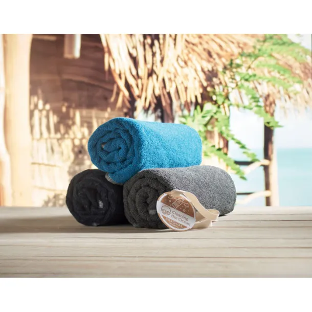 SAND SEAQUAL® towel 70x140cm Turquoise