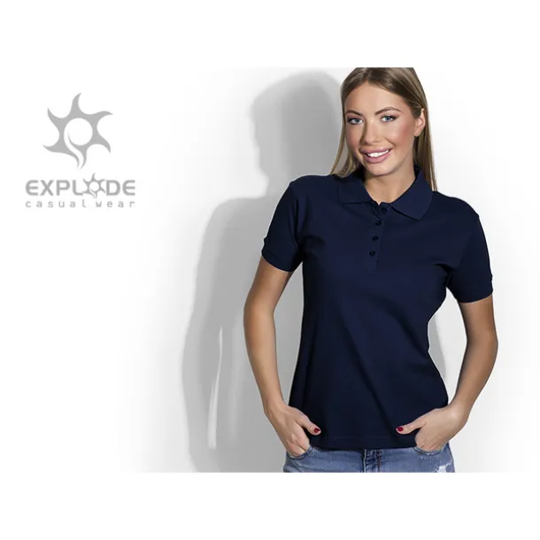 TOP GUN LADY Ženska polo majica, 210g/m2 - EXPLODE Plava