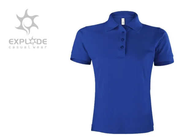 TOP GUN LADY women’s polo shirt - EXPLODE Royal blue