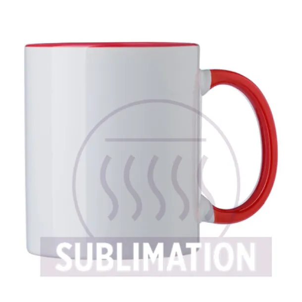  Ceramic mug 300 ml Crvena
