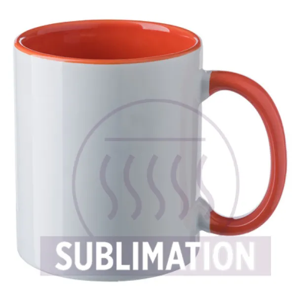  Ceramic mug 300 ml Narančasta