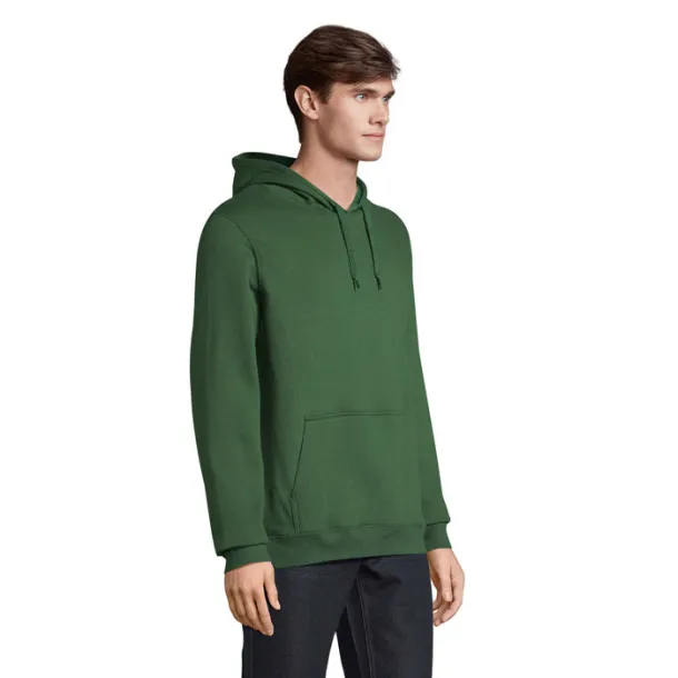 SNAKE HOOD SWEATER-280g bottle green