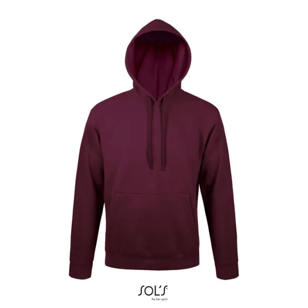 SNAKE HOOD SWEATER-280g Burgundy