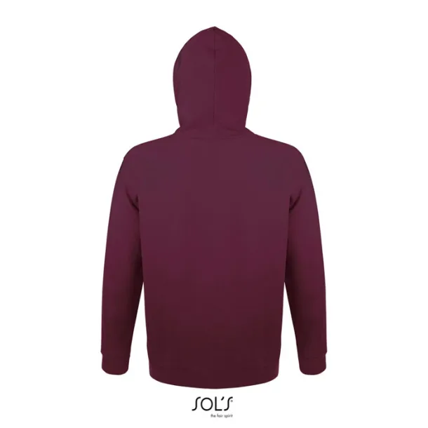 SNAKE HOOD SWEATER-280g Burgundy