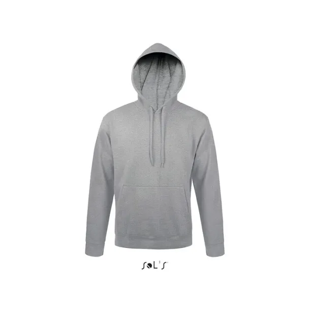 SNAKE HOOD SWEATER-280g Grey Melange