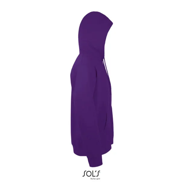 SNAKE HOOD SWEATER-280g Dark purple