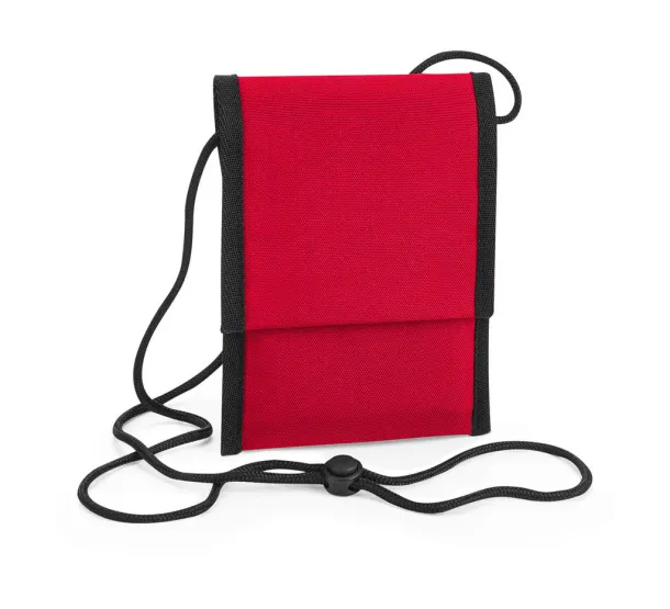  Recycled Cross Body Pouch - Bagbase Classic Red