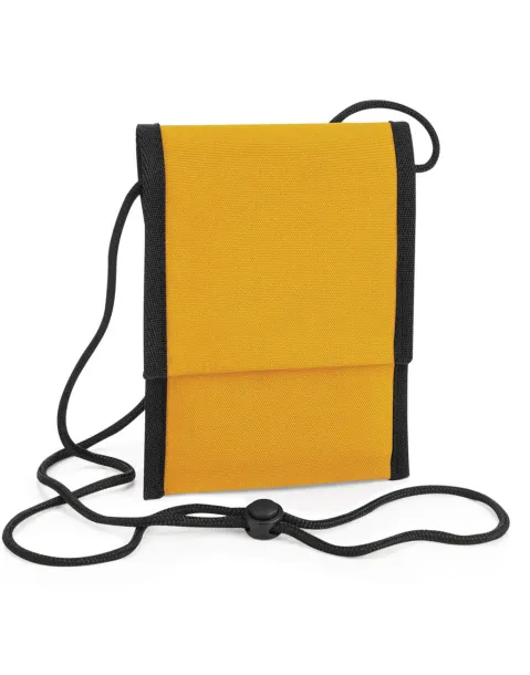  Recycled Cross Body Pouch - Bagbase Mustard