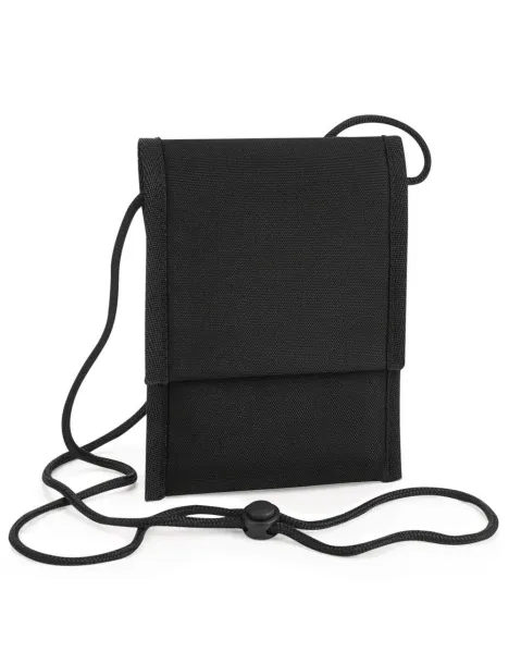  Recycled Cross Body Pouch - Bagbase Black