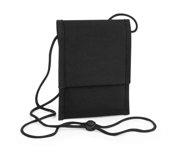  Recycled Cross Body Pouch - Bagbase Black