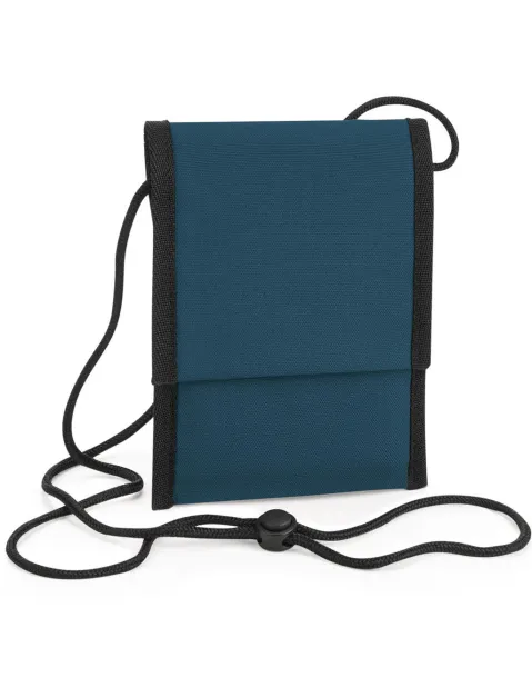  Recycled Cross Body Pouch - Bagbase Petrol