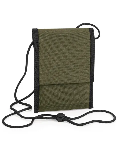  Recycled Cross Body Pouch - Bagbase Military Green