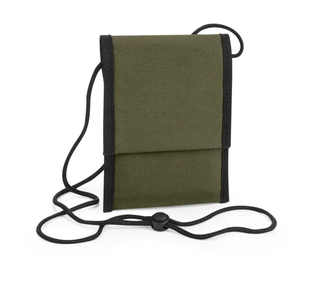  Recycled Cross Body Pouch - Bagbase Military Green