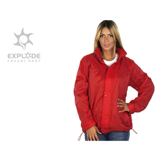 RESORT windbreaker with lining - EXPLODE Red