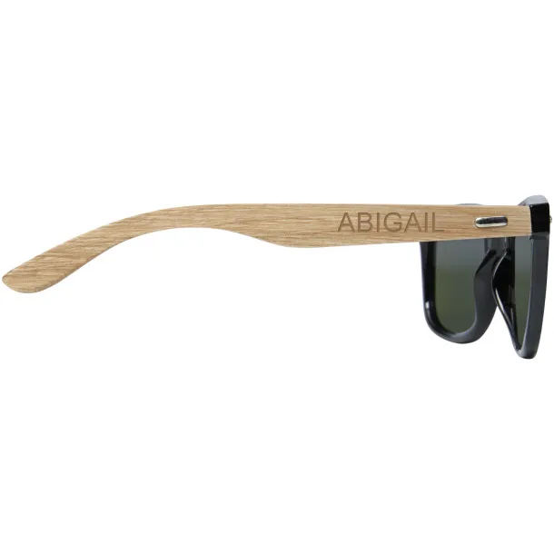 Hiru rPET/wood mirrored polarized sunglasses in gift box - Avenue Wood