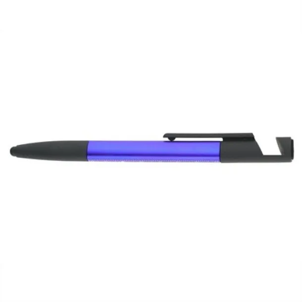  Multifunctional tool, ball pen, screen cleaner, ruler, phone stand, touch pen, screwdrivers Mornarski plava