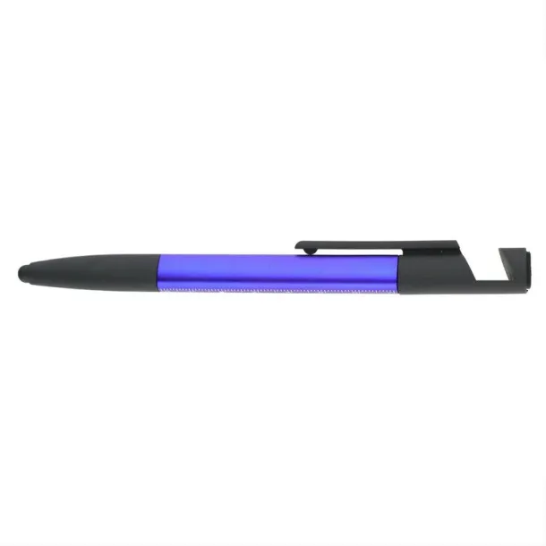  Multifunctional tool, ball pen, screen cleaner, ruler, phone stand, touch pen, screwdrivers navy blue