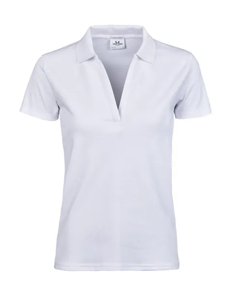  Women's Luxury Stretch V Polo - Tee Jays Bijela