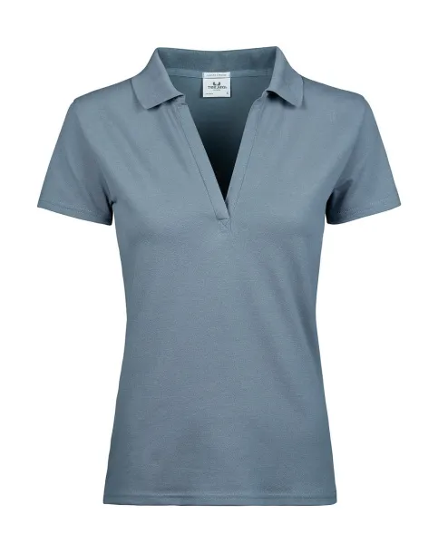  Women's Luxury Stretch V Polo - Tee Jays Flint Stone