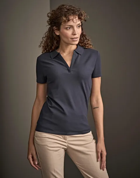  Ženska polo majica s V-izrezom, 215 g/m² - Tee Jays