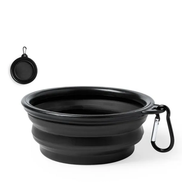  Foldable bowl for dog black