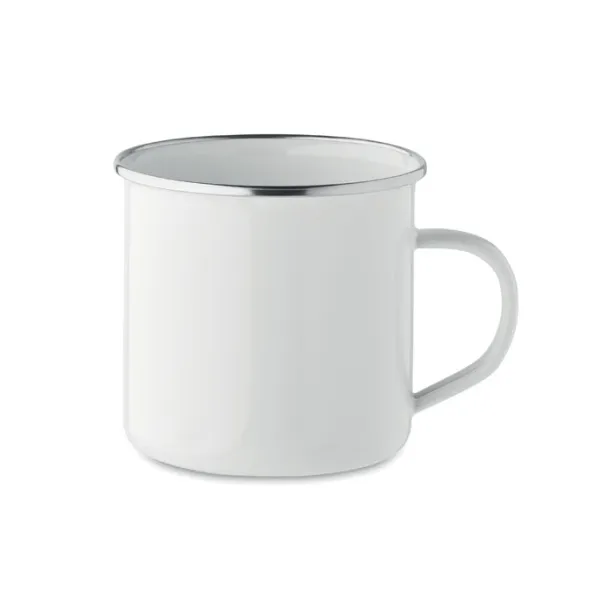 PLATEADO L Enamel layer sublimation mug White