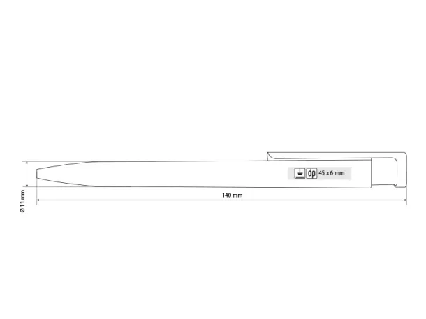 ZIGI SOFT ball pen Orange