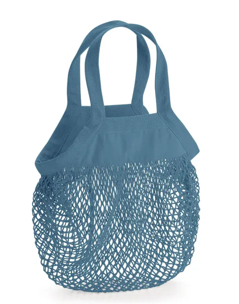  Organic Cotton Mini Mesh Grocery Bag - Westford Mill Airforce Blue