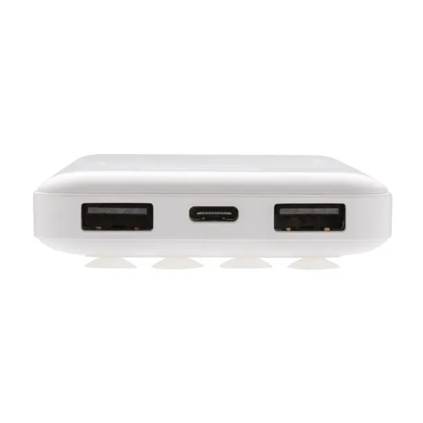  5.000 mAh wireless charging pocket powerbank White