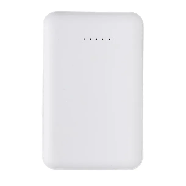  5.000 mAh wireless charging pocket powerbank White