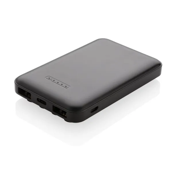  5.000 mAh prijenosna baterija s bežičnim punjačem Crna