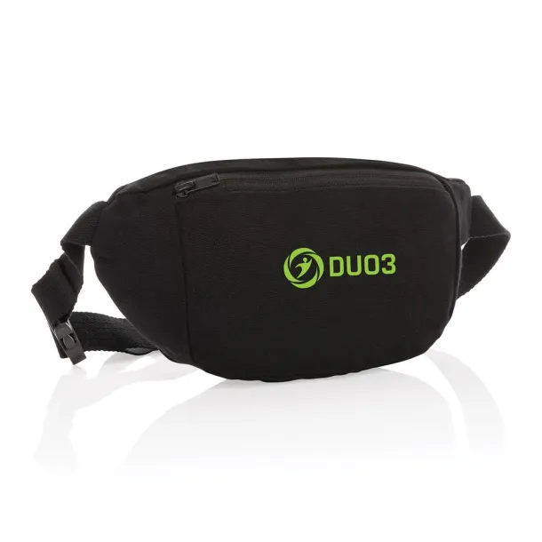  Impact AWARE™ 285gsm rcanvas hip bag undyed - XD Collection Black 