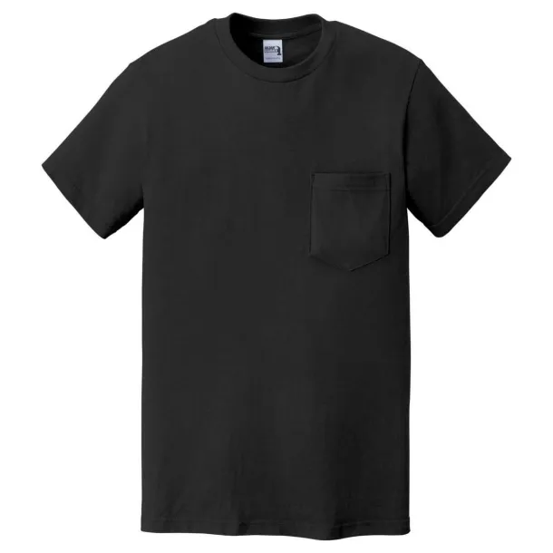  HAMMER ADULT T-SHIRT WITH POCKET - Gildan Black