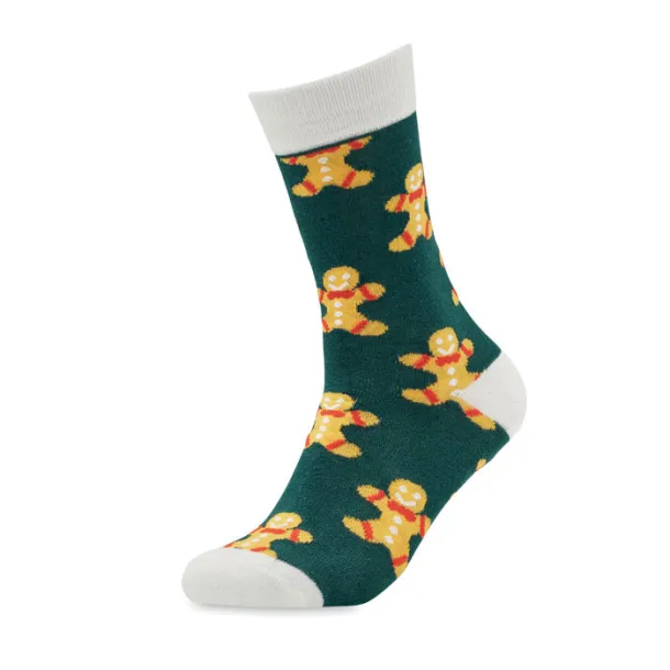 JOYFUL L Pair of Christmas socks L Yellow