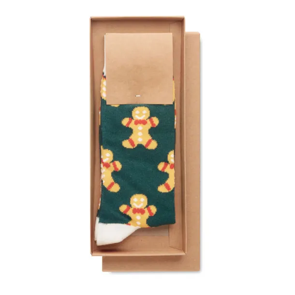 JOYFUL L Pair of Christmas socks L Yellow