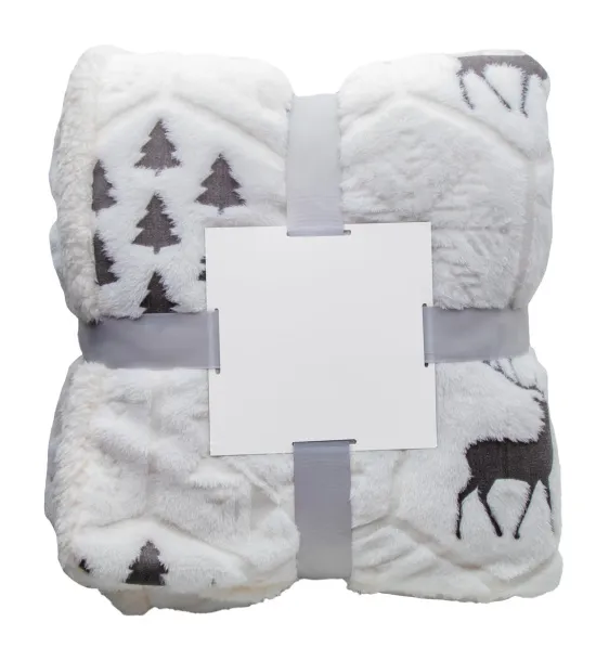 Sundborn Christmas blanket Grey White